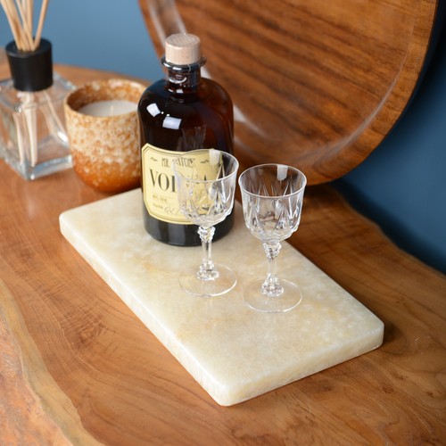 Set tavola marmo onice 30x15